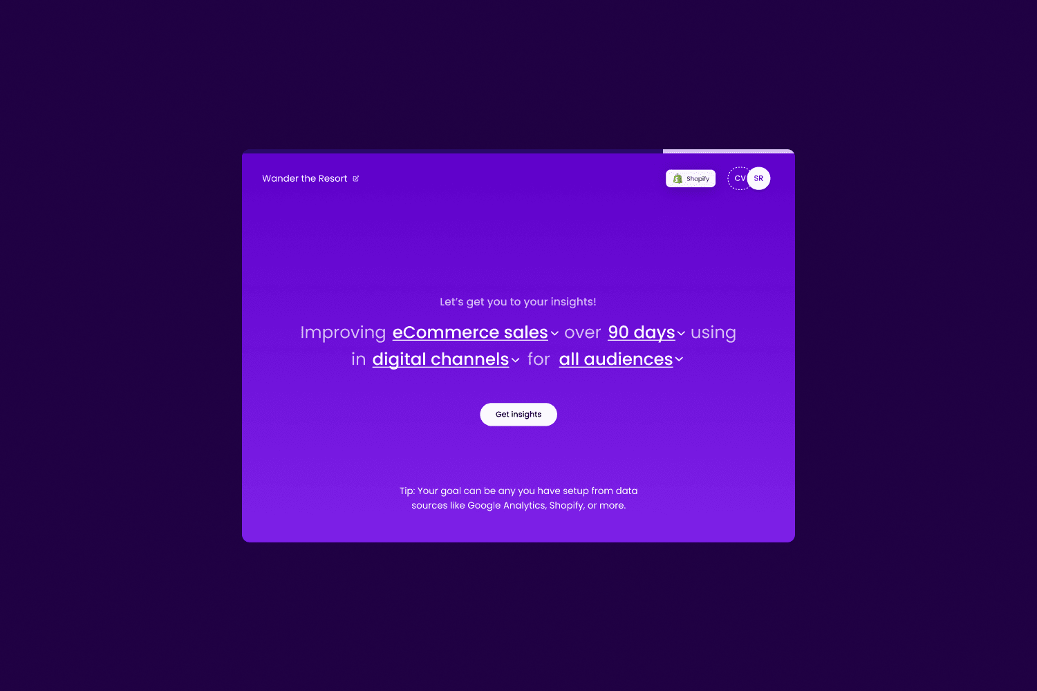 Clickvoyant digital product design screen, image 3
